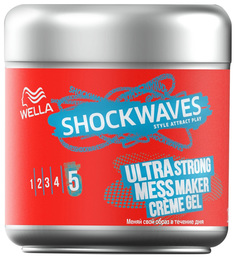 Гель для укладки Wella Shockwaves Ultra Strong Mess Maker