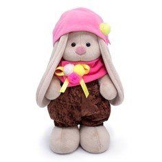 Мягкая игрушка BUDI BASA Зайка Ми в штанишках и снуде малая, 25 см