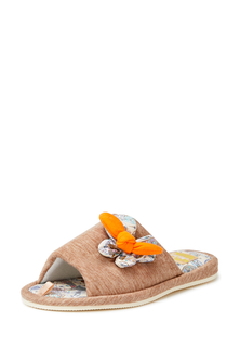 Домашние тапочки женские Smile of Milady 01106360 бежевые 37 RU