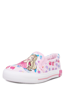 Слипоны детские Barbie, цв. розовый р.28