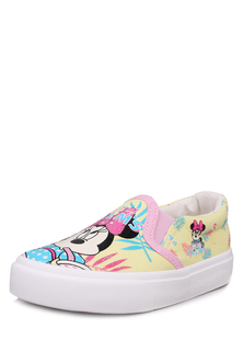 Слипоны детские Minnie Mouse, цв. желтый р.23