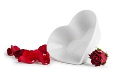 Sagaform Блюдо "Сердце", 16х13.7х5.4 см, белое 5017848