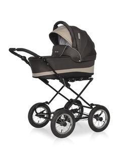 Коляска 2 в 1 Riko Basic Alfa Classic 09 коричневый-бежевый