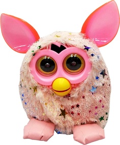 Интерактивная игрушка Furby Пикси со звездами 16 см, розовый JD Toys