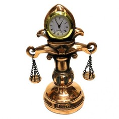 Статуэтка Часы-Знак зодиака Весы 1128, 15 см Home & Style
