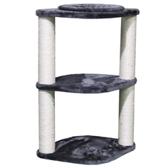 Когтеточка-лежак для кошек Pet Choice, серый, 46х30х65 см