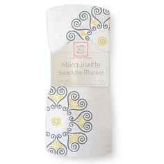 Пеленка детская тонкая SwaddleDesigns Маркизет Yellow Medallions