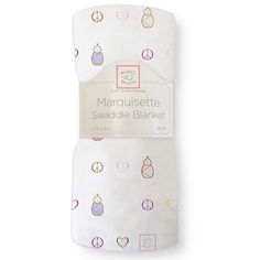 Пеленка детская тонкая SwaddleDesigns Маркизет VB Peace Love SW