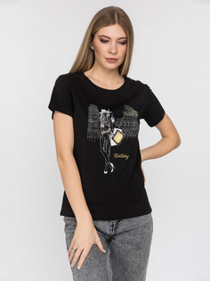 Футболка женская Dairos GD69300793 черная S