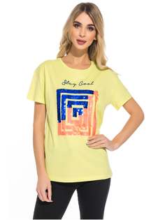 Футболка женская Dairos GD69300511 желтая L