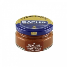 Крем для обуви SAPHIR Creme Surfine бронзово-коричневый