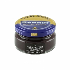 Крем для обуви SAPHIR Creme Surfine темно-коричневый