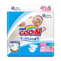 Подгузники GOO.N NB (0-5 кг), 90 шт. Goon