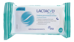 Влажные салфетки LACTACYD Femina с экстрактом тимьяна