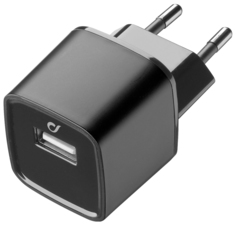 Сетевое зарядное устройство CELLULAR LINE LAACHUSB2AK, 1xUSB, 2 A, black