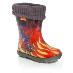 Резиновые сапоги детские Demar, цв.оранжевый р.24