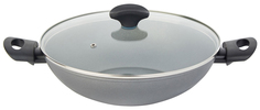 Вок с крышкой 28 см VANHOPPER Silver