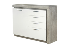 Комод Hoff 95,5х129х36,6 см, серый