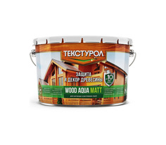 Текстурол WOOD AQUA MATT деревозащитное средство на вод. основе Бесцветный 2,5л