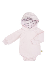 Боди с капюшоном Сонный гномик Флэмми розовый, р. 62