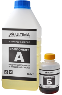 Эпоксидный клей ULTIMA на основе эпоксидной смолы, 1000 г, 01
