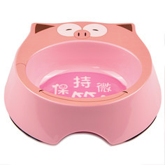 Одинарная миска для кошек Bobo, пластик, розовый, 0.27 л Bo&Bo