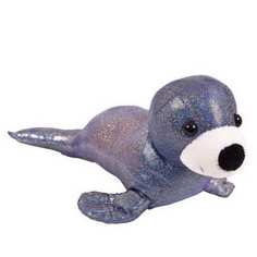 Мягкая игрушка Abtoys Тюлень синий, 26 см
