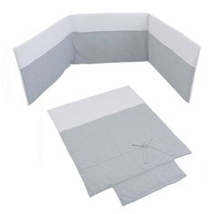 Набор Micuna Nature beige бортики и покрывало, 120х60