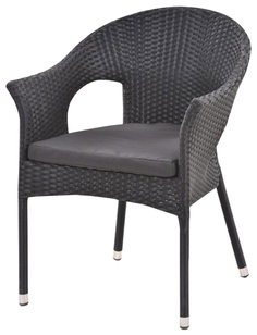 Садовое кресло Afina Y97A Black 62х60х82 см