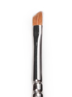 Кисть скошенная с серебр. ручкой №6/Professional Angular Brush 6 (Цв: n/a) Kryolan