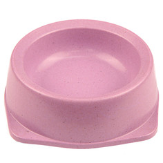 Одинарная миска для кошек Bobo, пластик, фиолетовый, 0.25 л Bo&Bo