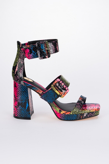 Босоножки женские Buffalo 1291183 разноцветные 39 RU