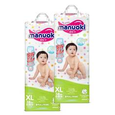 Подгузники-трусики MANUOKI XL (12+ кг), 2х38 шт.