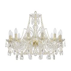 Люстра хрустальная 105/12/240 G Bohemia Ivele Crystal