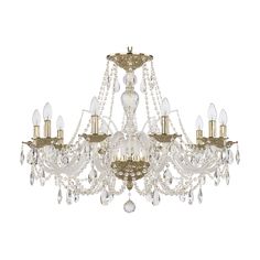 Люстра хрустальная 1605/10/300 G Bohemia Ivele Crystal