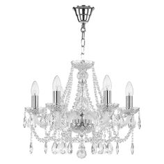 Люстра хрустальная 107/6/165 Ni Bohemia Ivele Crystal