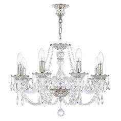 Люстра хрустальная 1601/8/195 NW Bohemia Ivele Crystal