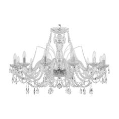Люстра хрустальная 105/12/360 Ni Bohemia Ivele Crystal