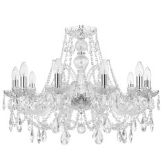 Люстра хрустальная 105/10/240 Ni Bohemia Ivele Crystal