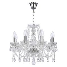 Люстра хрустальная 107/8/165 Ni Bohemia Ivele Crystal