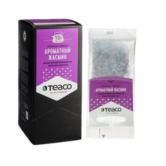 TeaCo Пакетированный зеленый чай на чайник "Ароматный жасмин" TEACO, 60 гр.