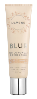 Устойчивый тональный крем Blur 16 часов SPF 15 Lumene, оттенок 2 Soft Honey, 30 мл