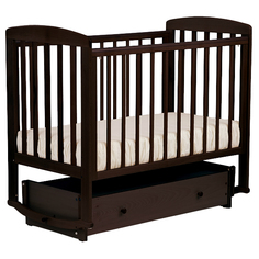 АБ 16.4 Ромашка кроватка детская универсальная махагон Лел