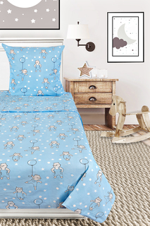 Детское Постельное белье Ночь Нежна Borgeze Цвет: Голубой (145х215 см)
