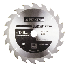 Пильный диск по дереву Stayer 3680-180-20-20