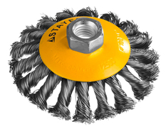 Коническая кордщетка для угловых шлифмашин Stayer 35135-100