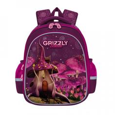 Ранец детский Grizzly RAz-086-7 школьный фиолетовый
