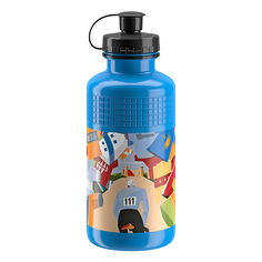 Велосипедная фляга Elite Ciclista 500 мл синяя/разноцветная