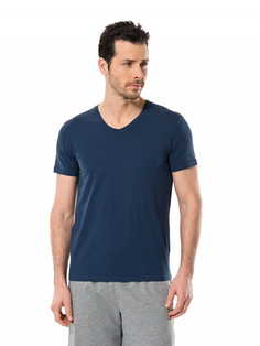 Футболка мужская 1332 Cacharel синяя 2XL