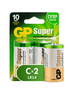 Батарейка GP SuperС (LR14) 2 шт